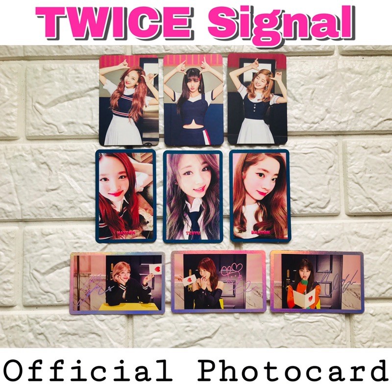 Onhand Twice Signal Photocard Shopee Philippines