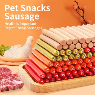 ✨COD✨30Pcs Pet Sausage Dog Sausage Treat  Pet Snack Dog Treat Cat Treat Cat Sausage