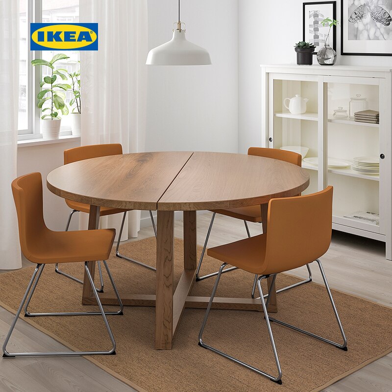 Ikea Morbylanga Mobien Bernhard, Round Kitchen Table Ikea