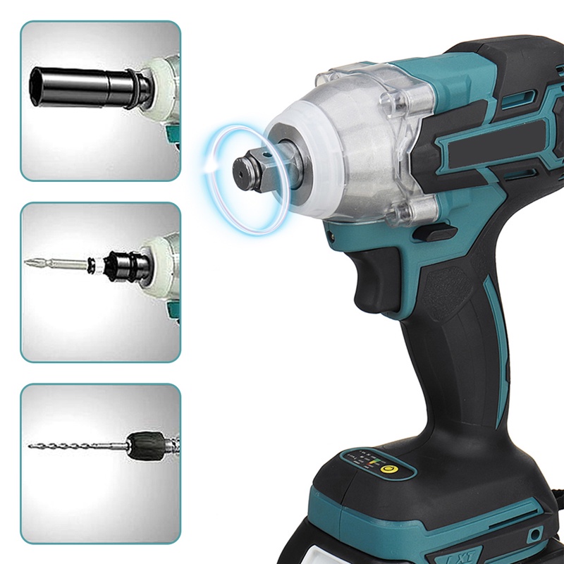 1288VF Impact Wrench Cordless Brushless Wrench Screwdriver Impact Driver Ratche Wrench Drill — view 3