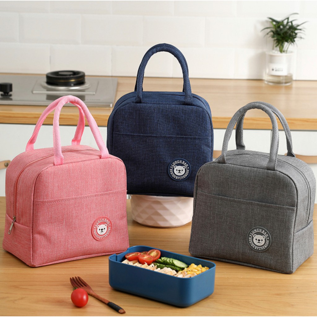 Mumu #9003 Insulation HOT-COLD Lunch Bag Canvas Bags Fresh Handbag ...