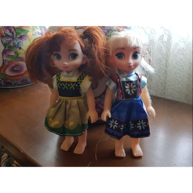 anna and elsa mini toddler dolls