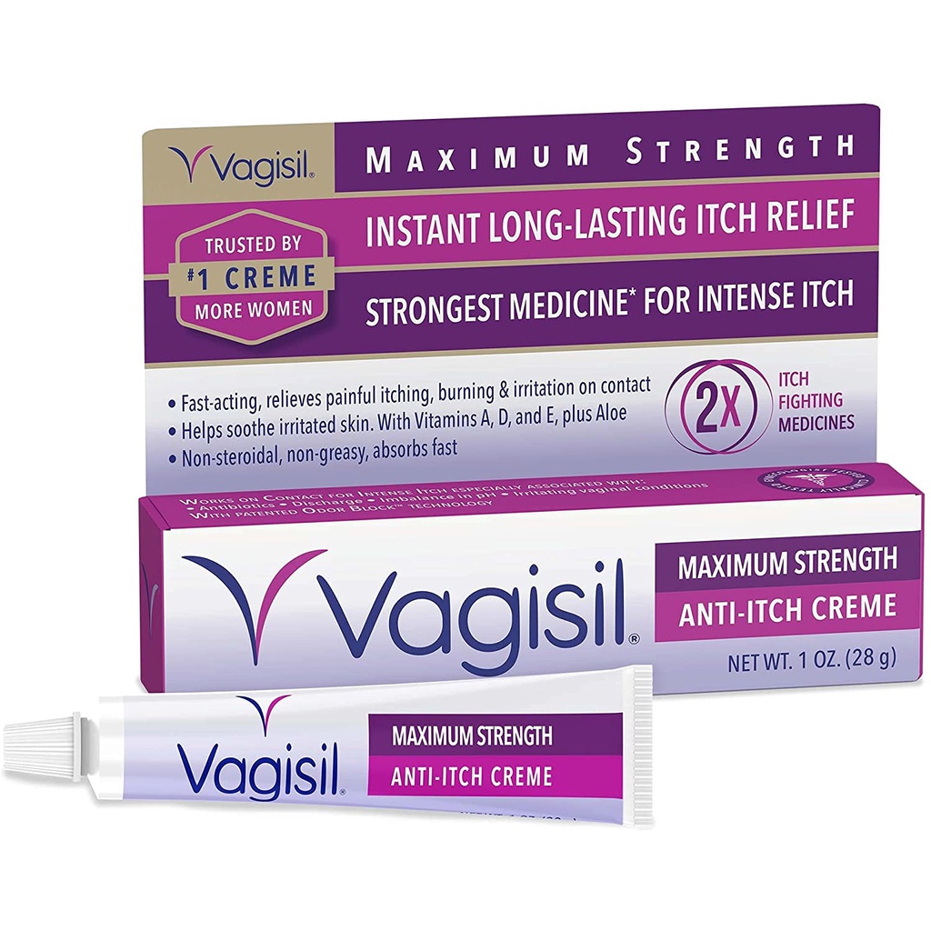 Vagisil Maximum Strength Feminine Anti Itch Cream Oz G Shopee Philippines