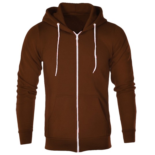 plain brown hoodie