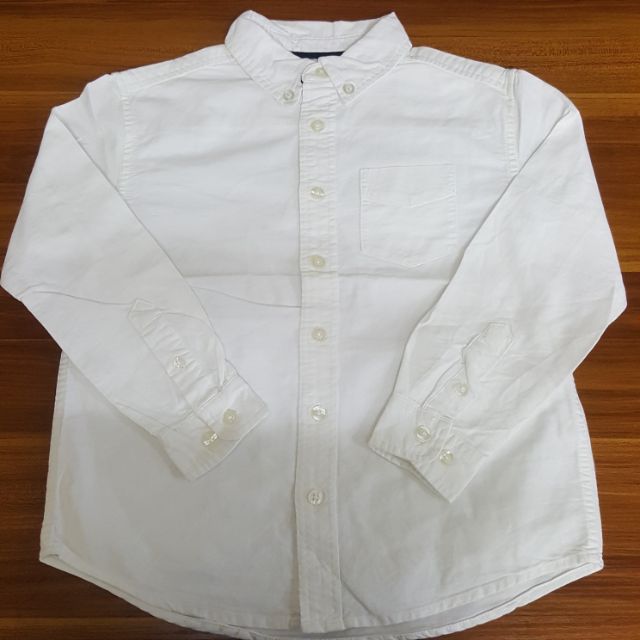 Long Sleeve Polo White for Kids | Shopee Philippines