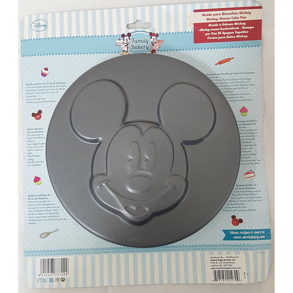 Disney Mickey Mouse Cake Pan Non Stick Metal Large Shopee Philippines