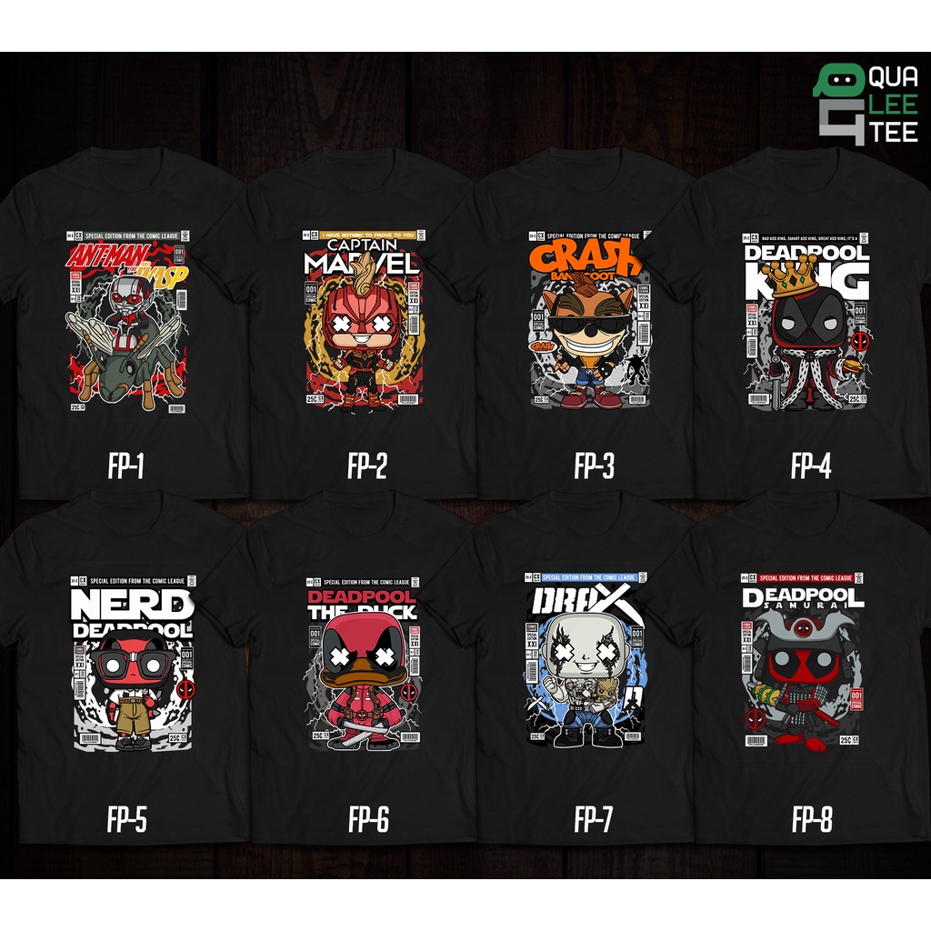 Funko Pop Tshirt Designs Collection 1 (Gildan) | Shopee Philippines