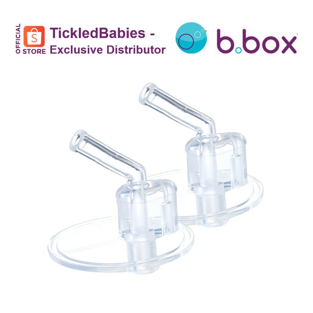 bbox Insulated Drink Bottle Replacement Straw Top, 2pack ( b.box