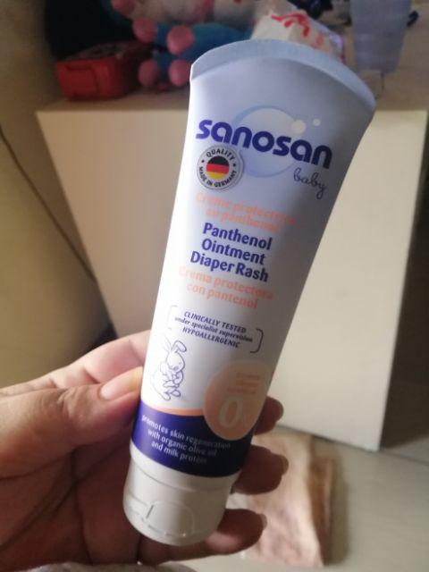 Sanosan Panthenol Ointment Diaper Rash 100ml Shopee Philippines