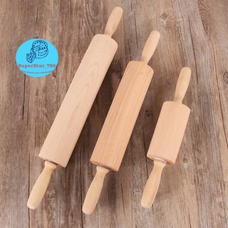 Wooden Rolling Pin Movable Stick 43 CM Long #1