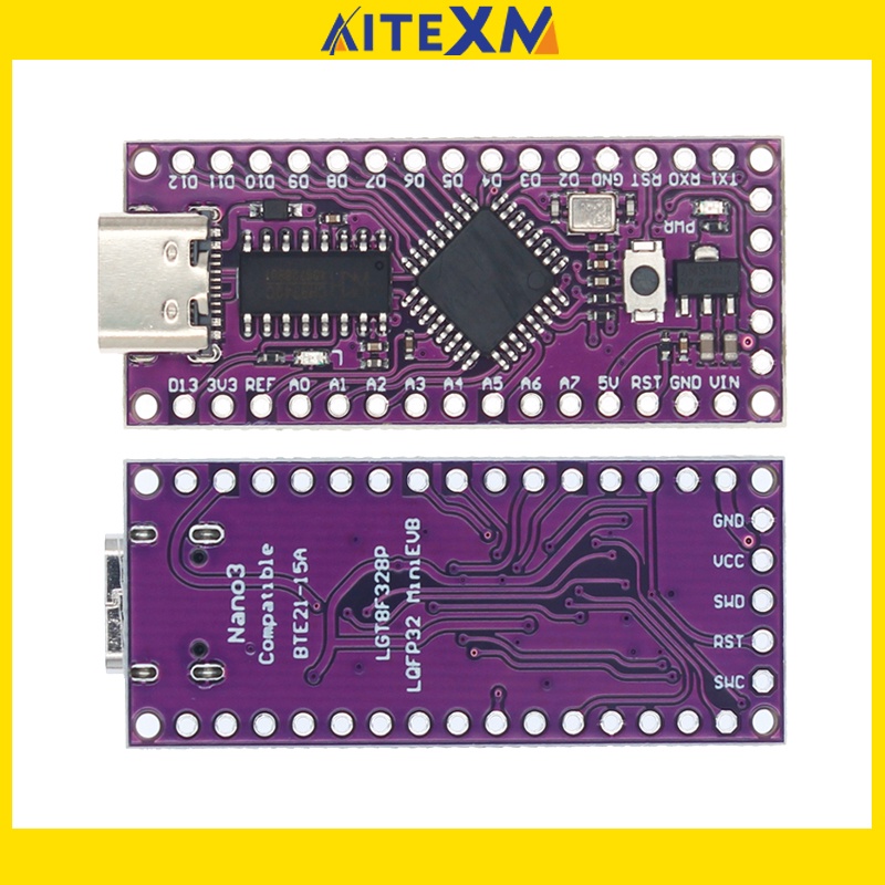 LGT8F328P-LQFP32 MiniEVB TYPE-C Replace nano V3.0 with crystal ...