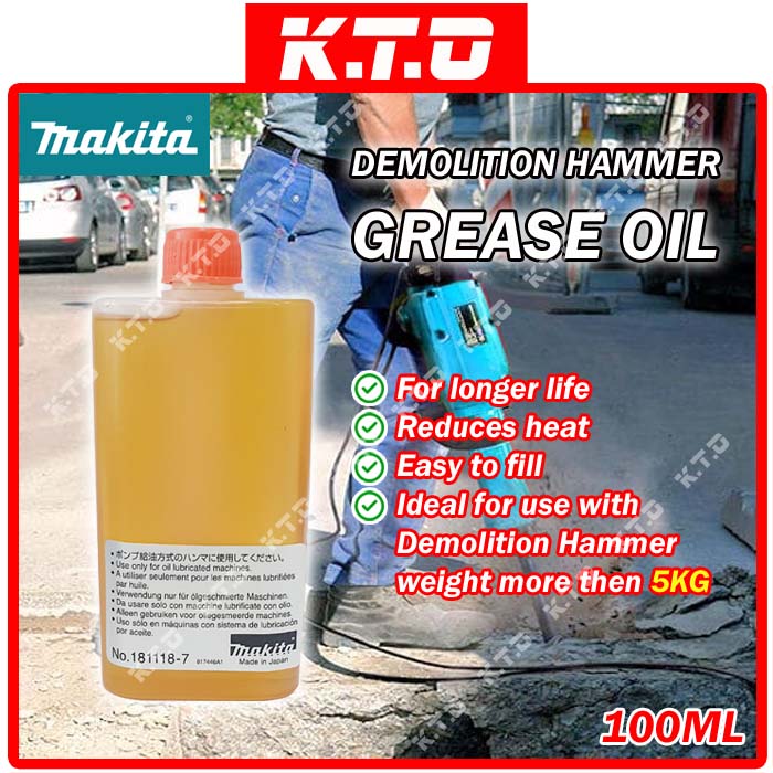 ORIGINAL MAKITA DEMOLITION HAMMER GREASE OIL NO.1811187 ( 100G ) Shopee Philippines