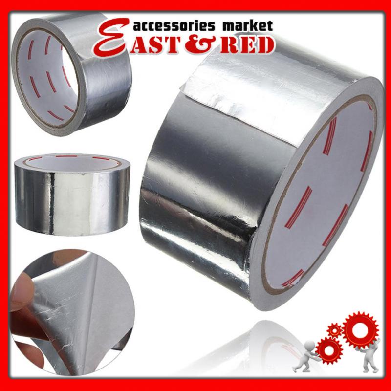 1 Roll Aluminium Foil Adhesive Tape High Temperature Resistant Sealing
