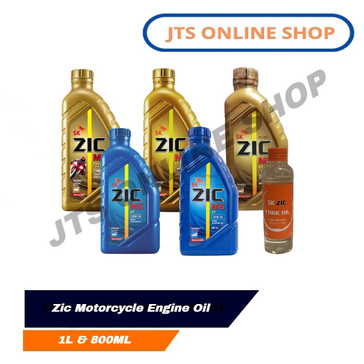 Zic Motorcycle Fully Synthetic Engine Oil Shopee Philippines
