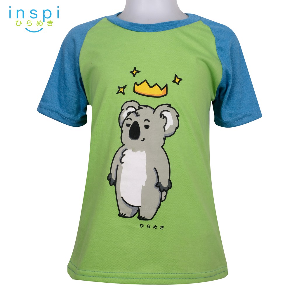 Inspi Kids Boys The King Koala Green Tshirt Top Tee T Shirt - king koala t shirt roblox