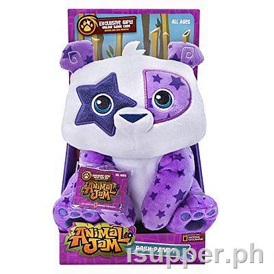 ↂAmerican genuine Animal Jam animal park jam raccoon panda plush doll gift  | Shopee Philippines