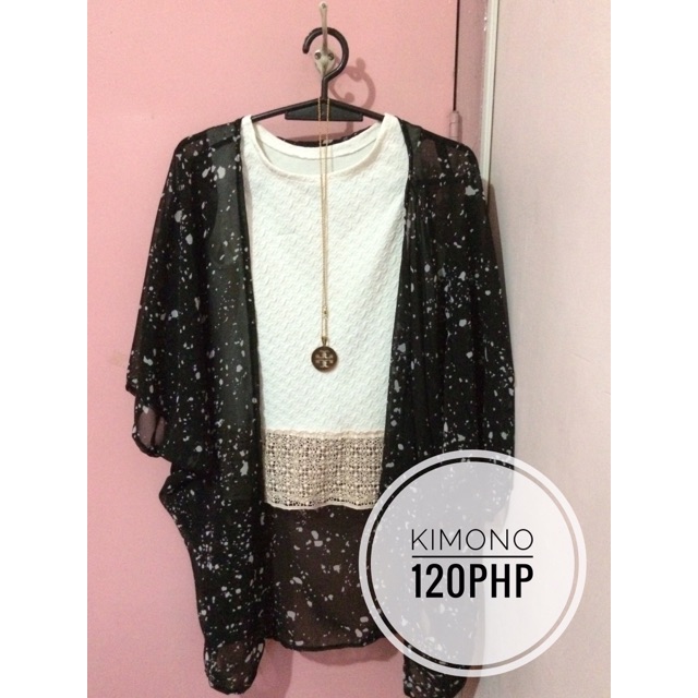 gold kimono cardigan