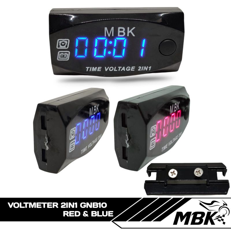 Voltmeter / Clock / voltmeter 2in1 / volt meter Shopee Philippines