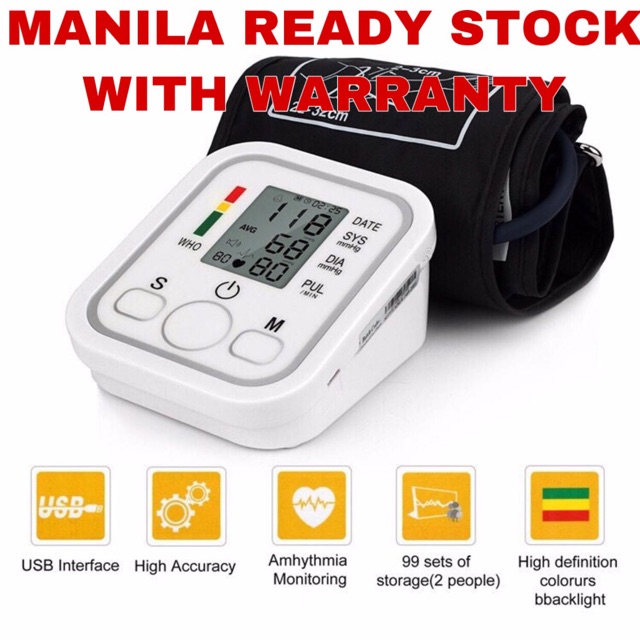 Portable blood pressure monitor health care test kit | Shopee Philippines