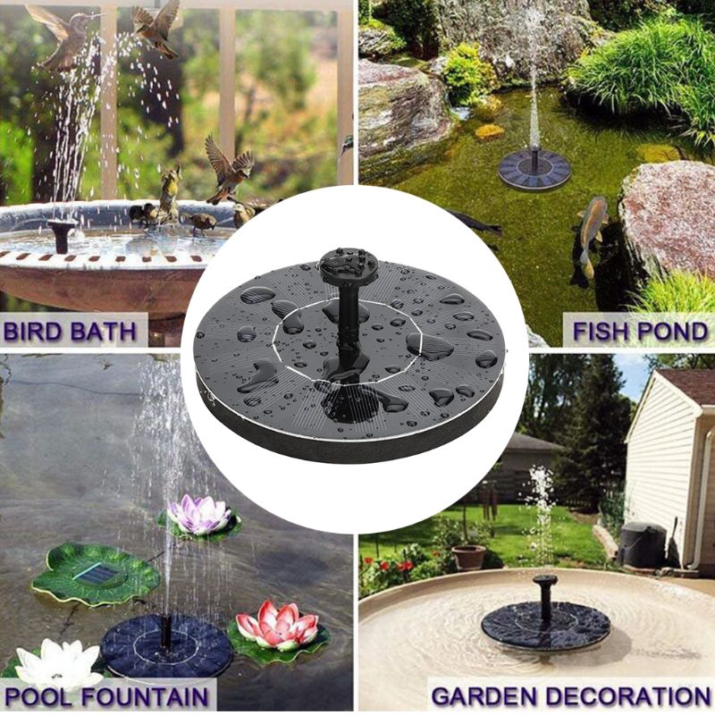 wowの Solar Fountain, New Upgraded Mini Solar Powered Bird Bath Fountain for  Pond, Poo | Shopee Philippines