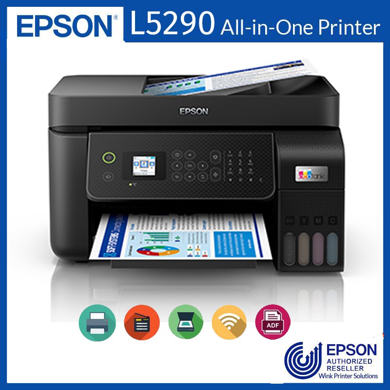 Epson L5290 Printer Scanner Copier or Xerox 3 in 1 Printer with Wifi