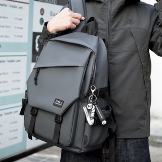 Korean Style Simple Schoolbag for Middle School Students Men's Trendy Junior and Middle School Stude #2