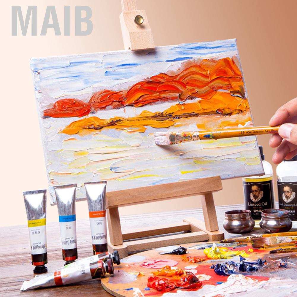 MaiB Water soluble oil colors Paint 12 Set of 20 tubes assorted Watercolor for artists Students