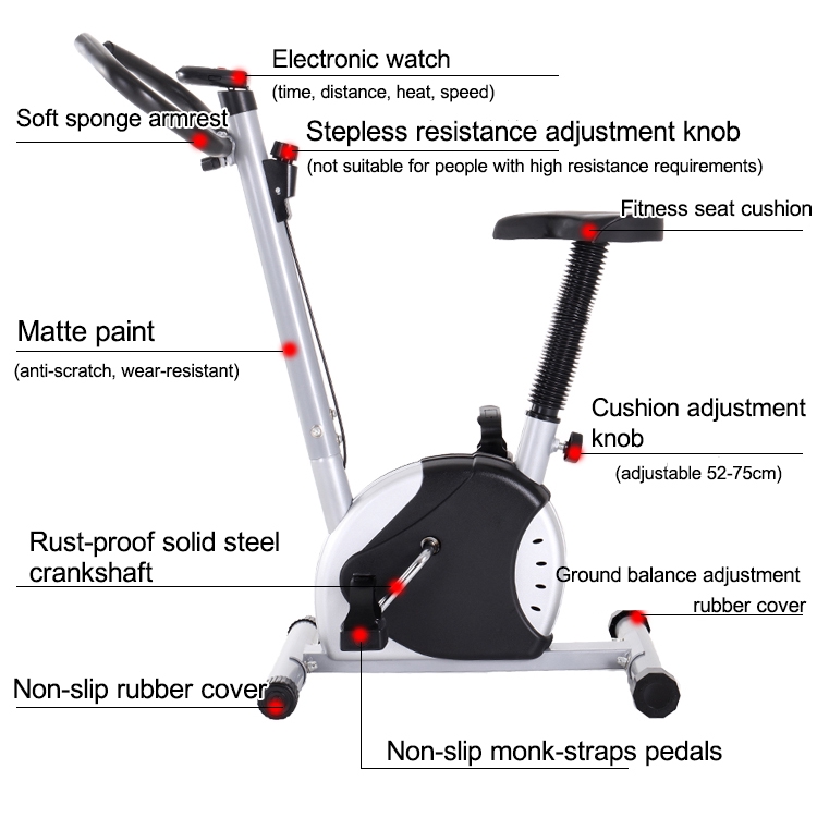 stationary bike high resistance