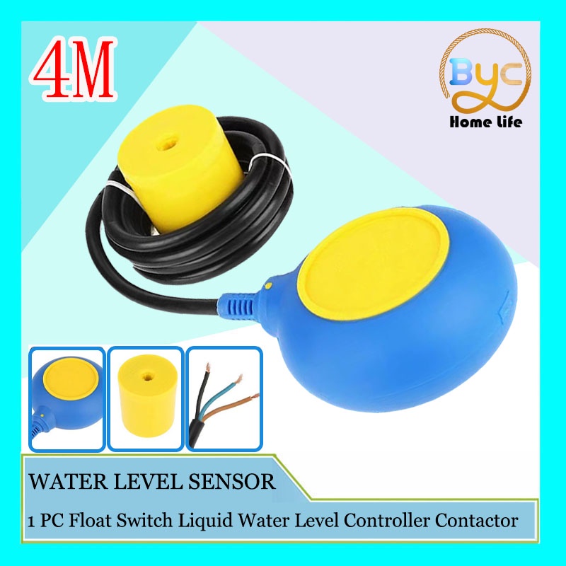 BYC 4M Float Switch Water Tank Level Controller Sensor Liquid