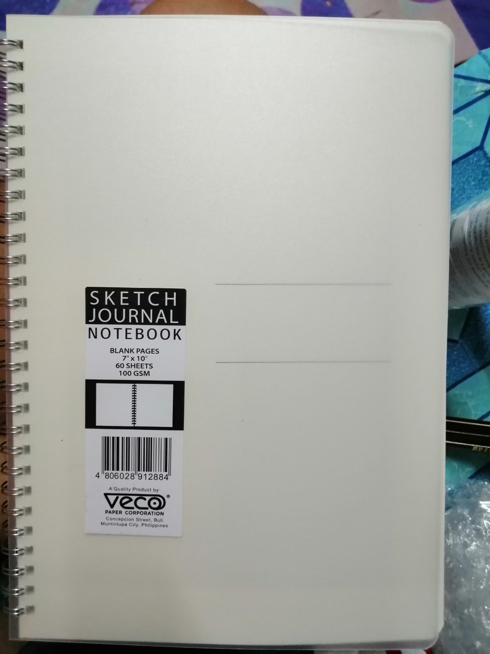 Veco Journal Notebook 4.2x5.7in 100gsm 60's deluxe cream inside pages (1pc) Shopee Philippines