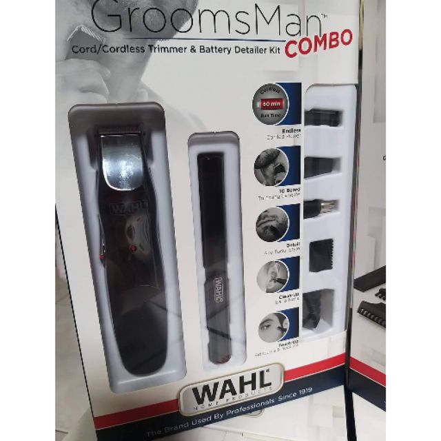 wahl groomsman combo