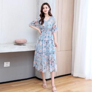 mid length chiffon dresses