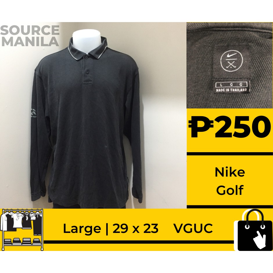 nike long sleeve golf shirts