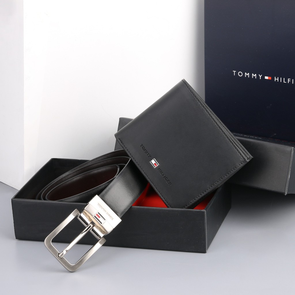 tommy hilfiger wallet and belt combo price