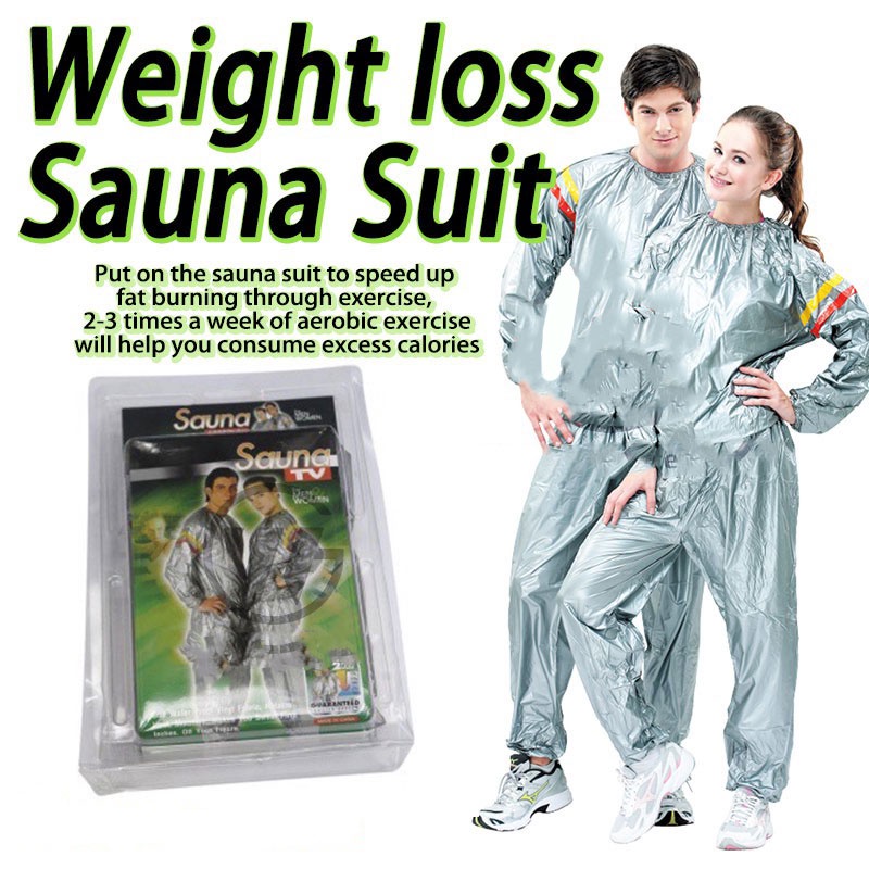 Unisex for Men & Women Exercise Sauna Suit Sauna Suit Large Size 