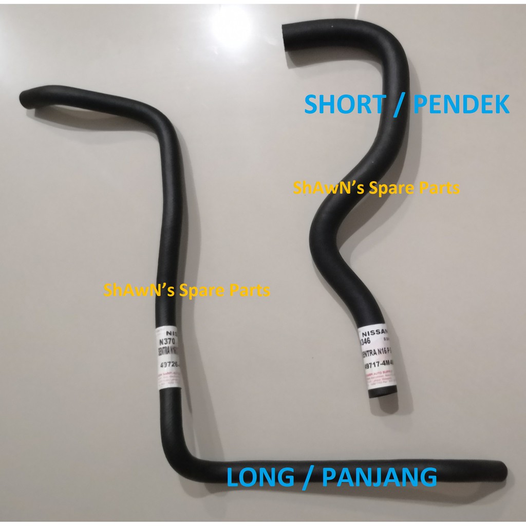 OEM Nissan Sentra N16 Power Steering Hose LONG / SHORT Shopee