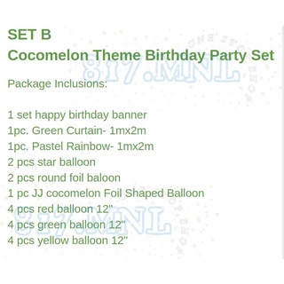 Cocomelon Theme Birthday Party Decorations #5