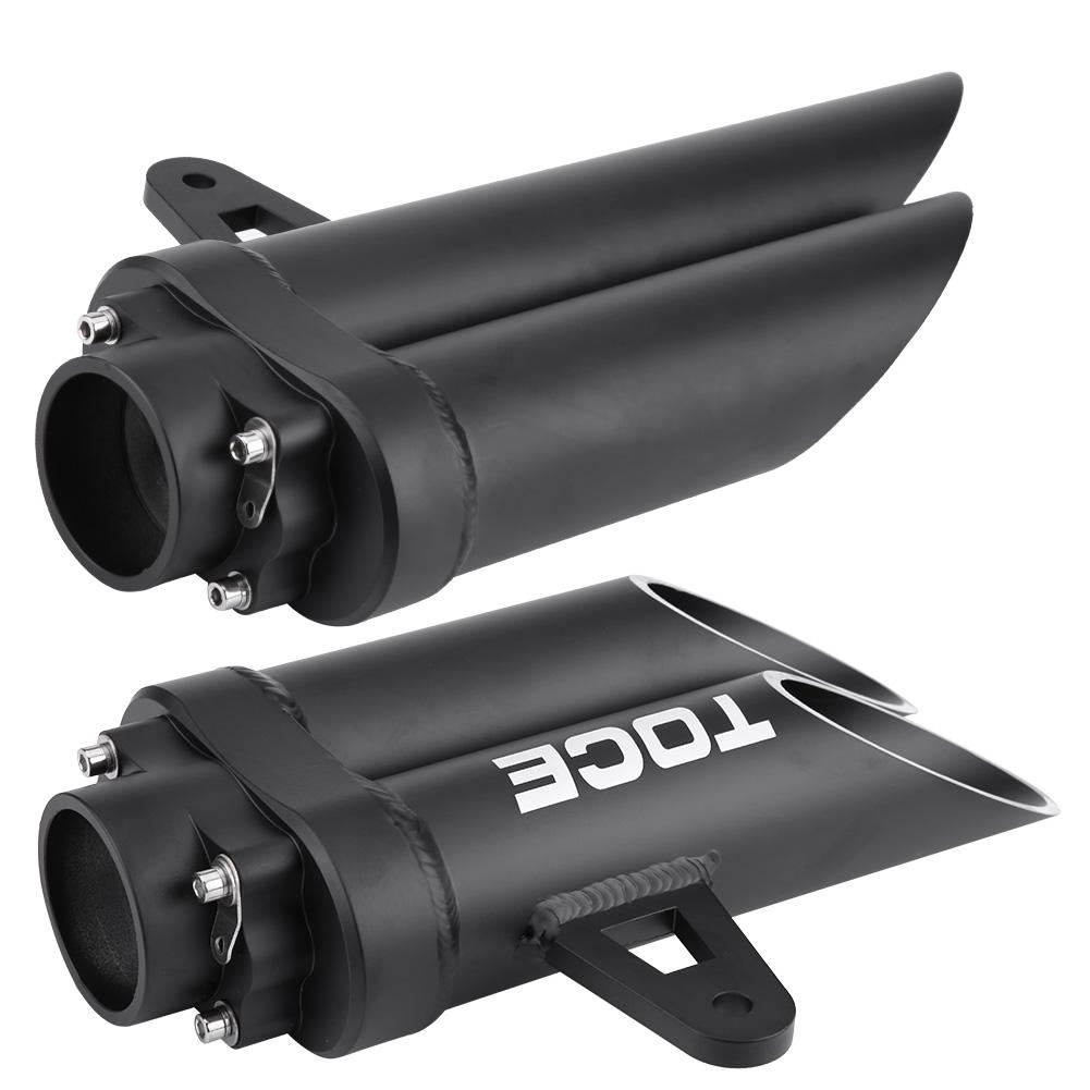 double exhaust muffler