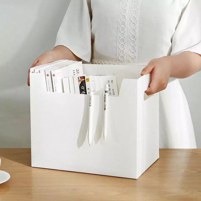 Minimalist Foldable Desk Storage File Organizer Shopee Philippines