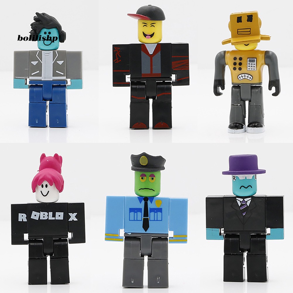 Bllp 24pcs Roblox Legends Champions Classic Noob Captain Doll Action Figure Toy Gift Shopee Philippines - roblox noob toy image