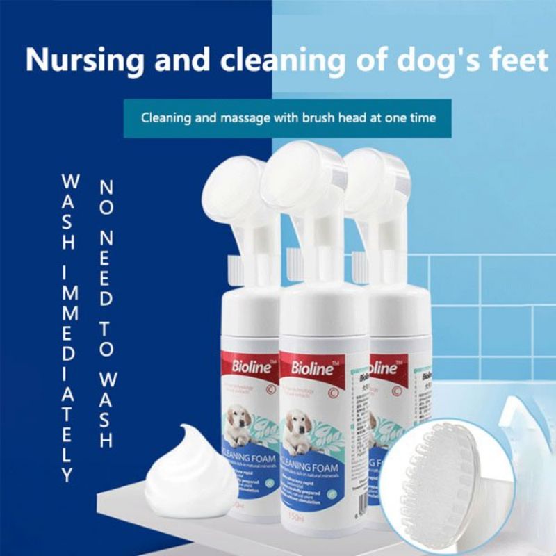 Bioline Paw Cleaning Foam For Dogs 150mL Shopee Philippines