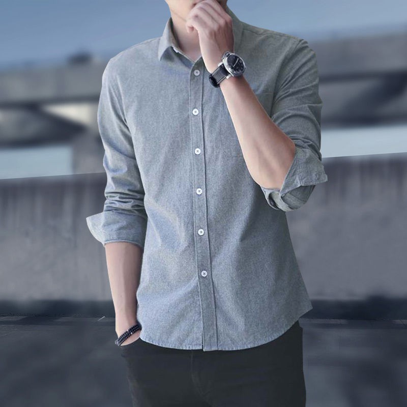 slim fit office shirts