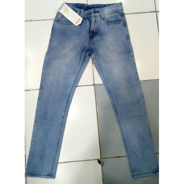 Light blue Maong Skinny pants for men | Shopee Philippines