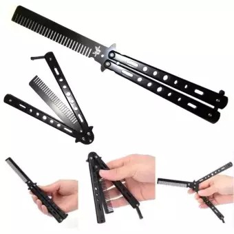 shopee comb butterfly practice stainless training steel