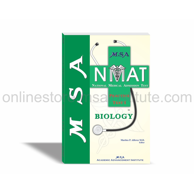 MSA NMAT Practice Test in Biology (Authentic / Brand New) HO!