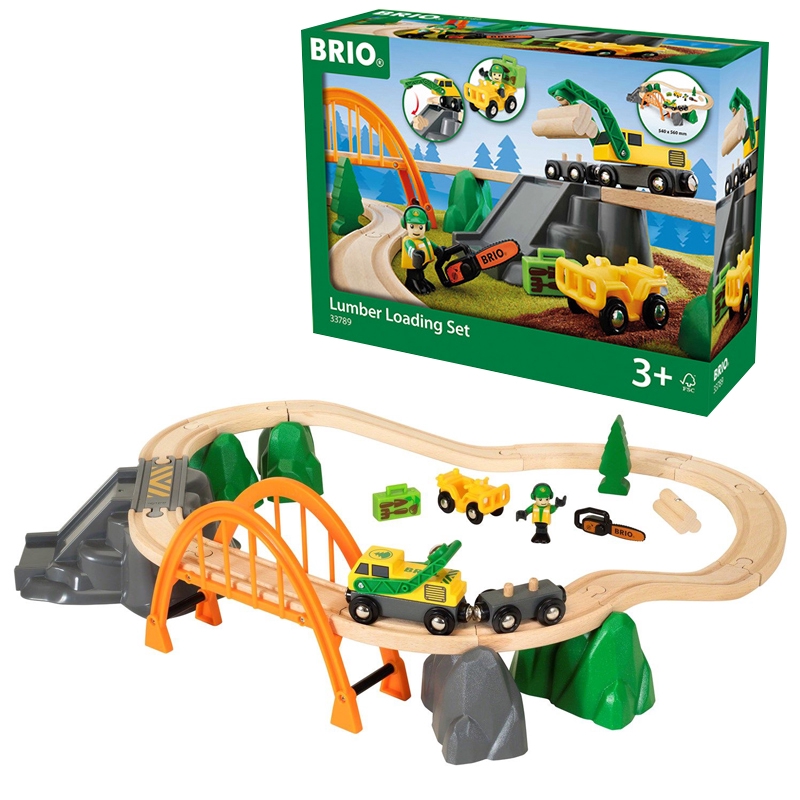 brio train construction set