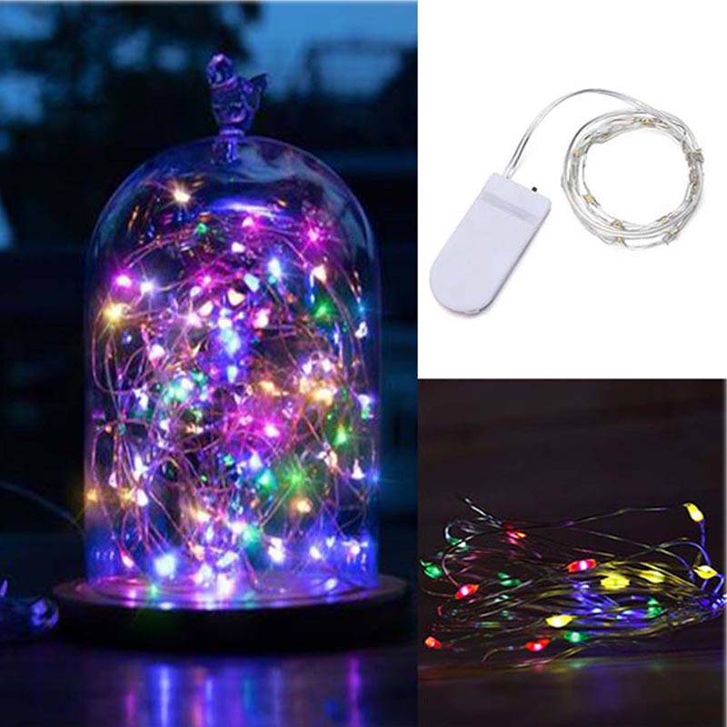 2M 20 LEDS Battery Operated LED Fairy Light String Christmas Lights