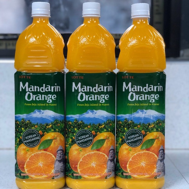Lotte Mandarin Orange Juice Drink 1.5 L Shopee Philippines