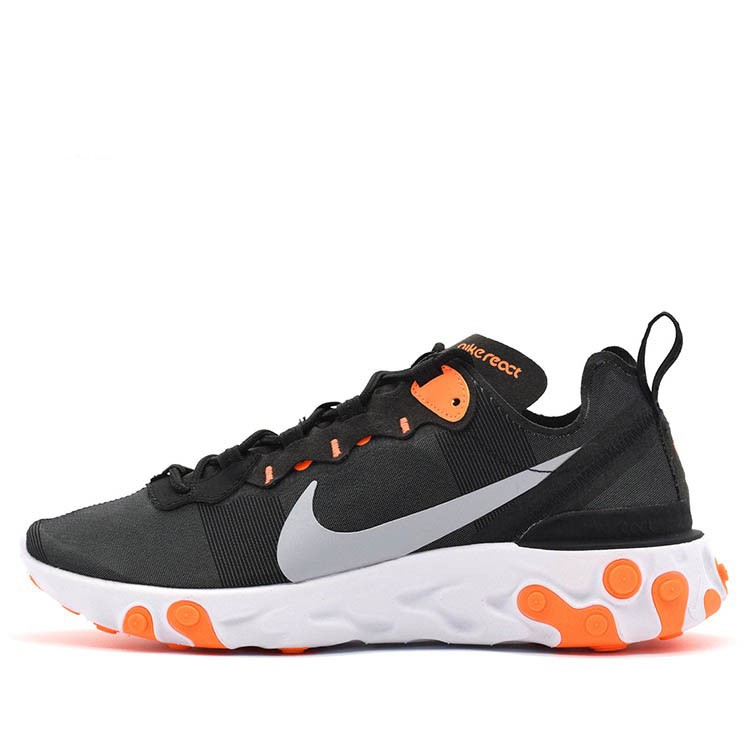 nike react 55 black orange