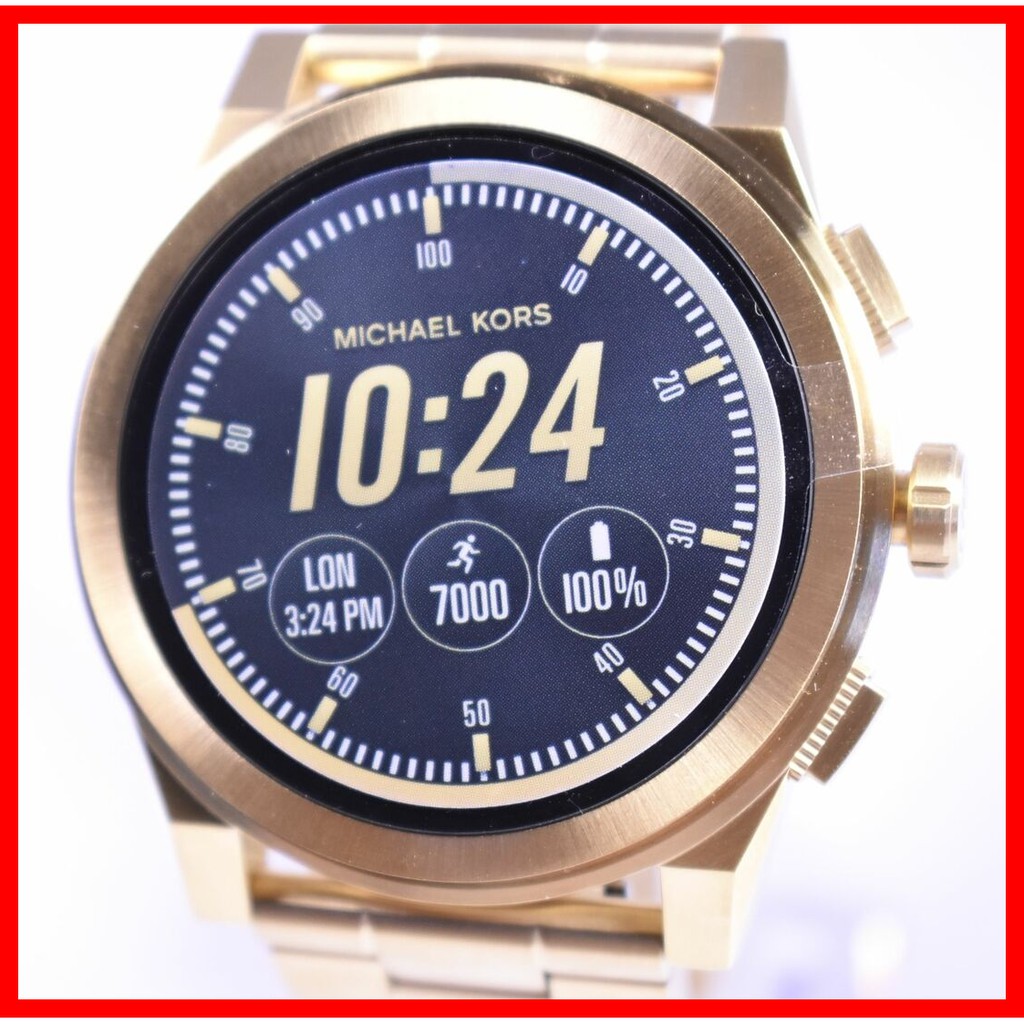 Michael Kors Smart Watch 100% ORIGINAL and Pawnable Access Grayson Gold  Tone Touch Screen Smartwatch | Shopee Philippines